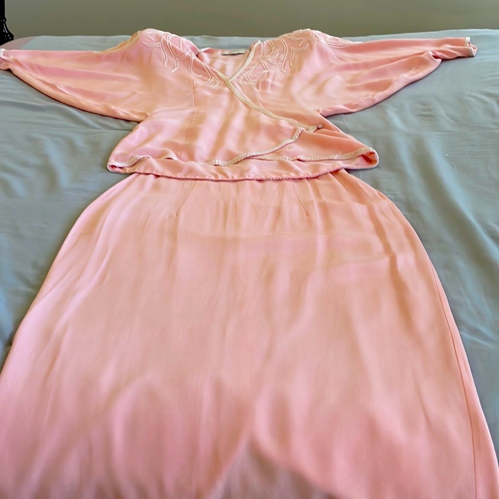 Stephen Yearick Formal elegant vintage skirt set